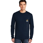 PE102<br>Gildan Long sleeve with pocket